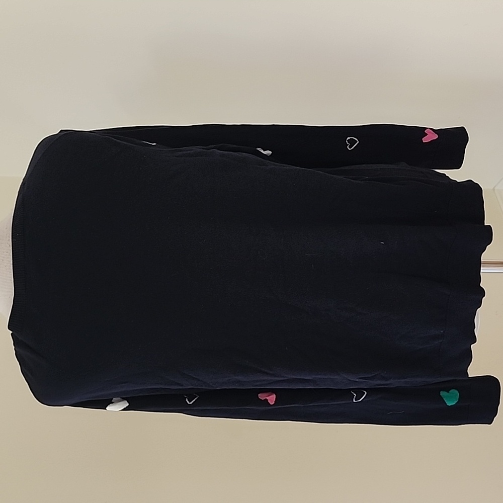 Talbots Xl Navy Colorful Heart Pattern Cotton Ble… - image 4